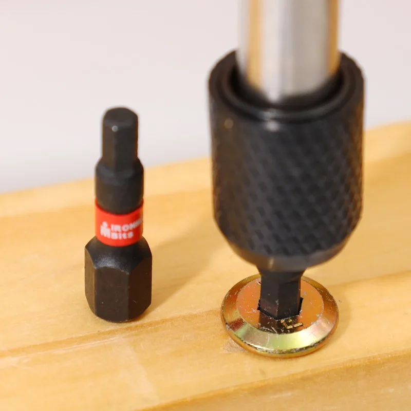 Impact Allen Bohrer-Set S2 Stahl Metrisch Magnetischer Schraubendreher-Bit-Satz mit Halter Sechskant-Schaft Schraubendreher-Bits Elektrowerkzeuge – Detail 7