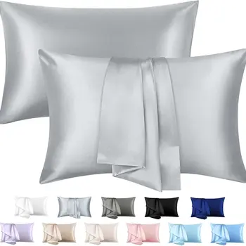 100% 실크 베개 커버, 실크 새틴 헤어 뷰티 베개 케이스, 편안한 베개 케이스, 홈 데코 도매