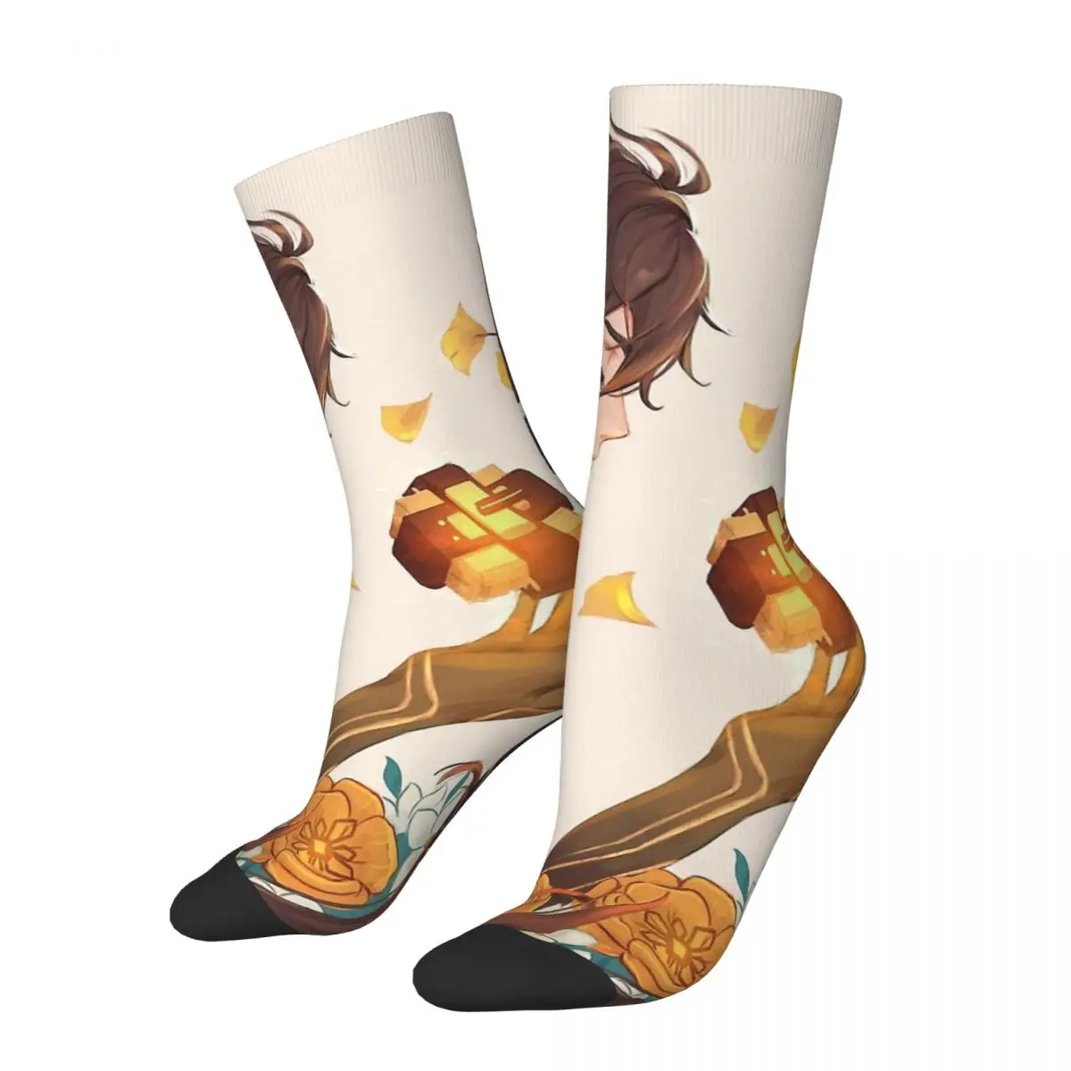 

Geo Archon Genshin Unisex Winter Socks Cycling Happy Socks street style Crazy Sock