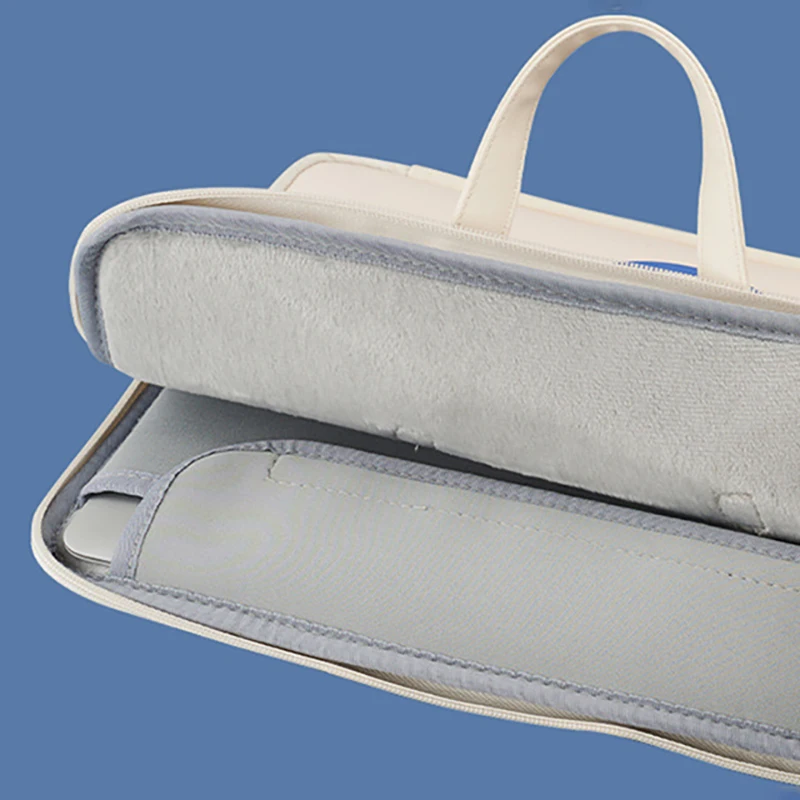 Bolsa para Laptop 13 14 15 156 Polegadas para hp Dell Lenovo Notebook à Prova Dágua Bolsas de Transporte Macbook Pro Air 13.3 Maleta Bolsa de Mão - Imagem 3