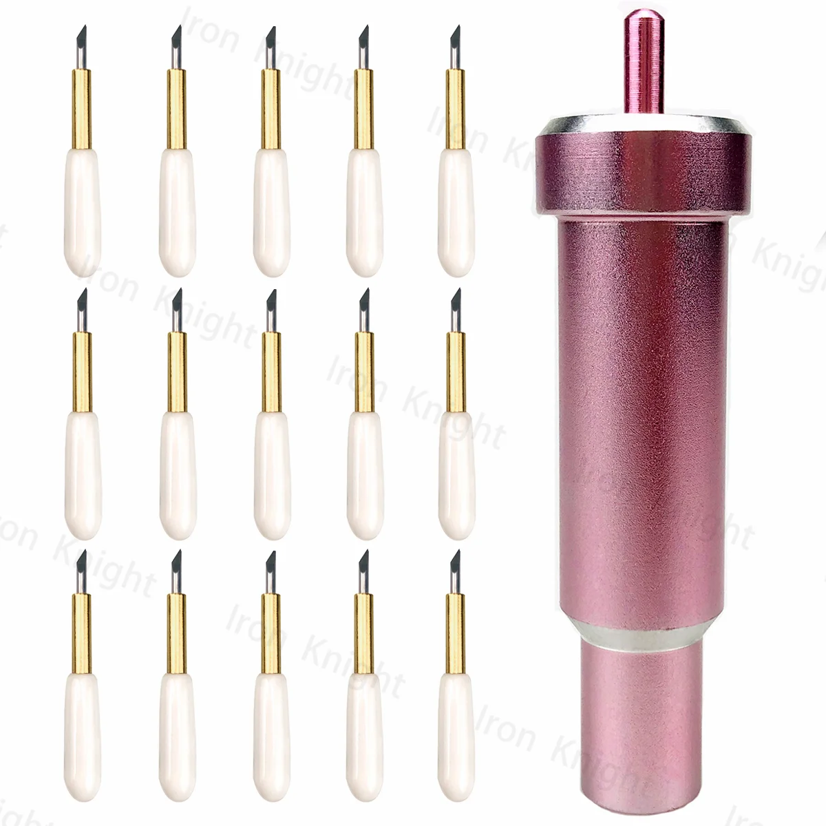 

Dia 2mm Premium Deep Point Blade Vinyl Cutter for Cricut Explore 3 Cricut Maker 3 Air Air 2 And Blade Holder Pink