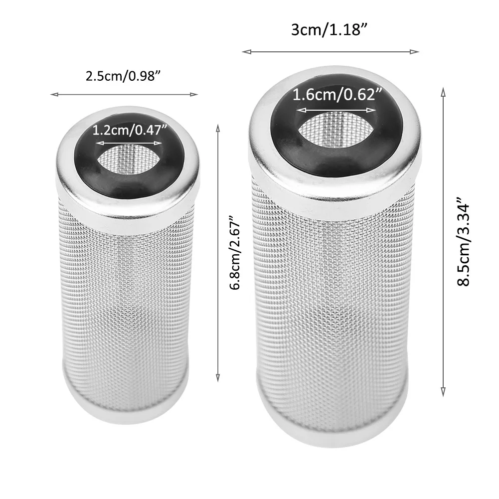 Aquarium Filter Net Case Mesh Filter Stainless Steel Mesh Net Case Cover for Shrimp Fish