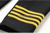 Vêtements de Capitaine et de Marin pour Homme, Tenue Formelle Américaine, Veste + Pantalon, Costume de Commander d'Avion, 2 Pièces, Nouvelle Collection 6