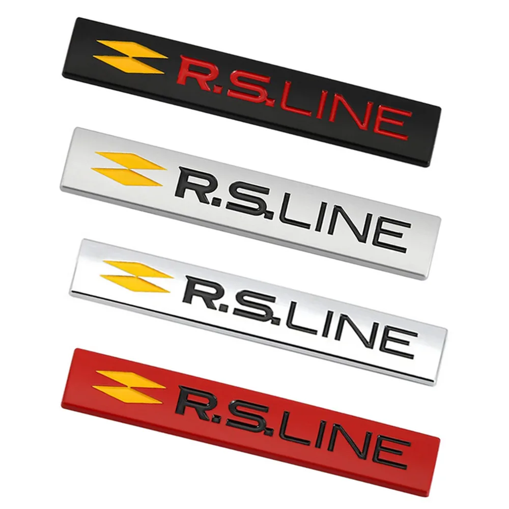 Per Renault Clio Rs Line Logo Car Fender Adesivi Laterali Adesivi Paraurti Posteriore Porta Posteriore Tronco Parafango Accessori Adesivi