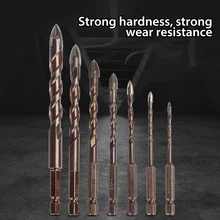 

Glass Tile Drilling Bits Woodworking DIY Concrete Brick Punching Hole Openers Replacement Reusable Household Punchers