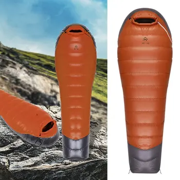 Goose Down Camping Sleeping Bag Portable Thermal Sleeping Bag Waterproof for Backpacking Camping Hiking 5