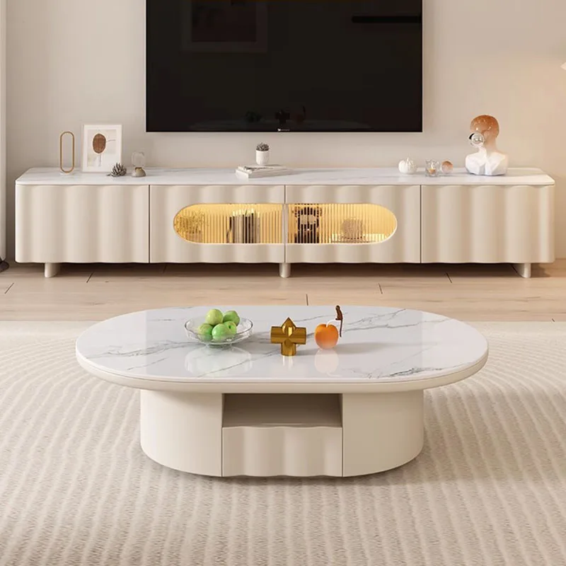 Tavolino Tv Soggiorno Centro Di Intrattenimento Storage Credenza Tv Smart Table Cassetti Tavolino Da Salotto Salotto Salon Furniture