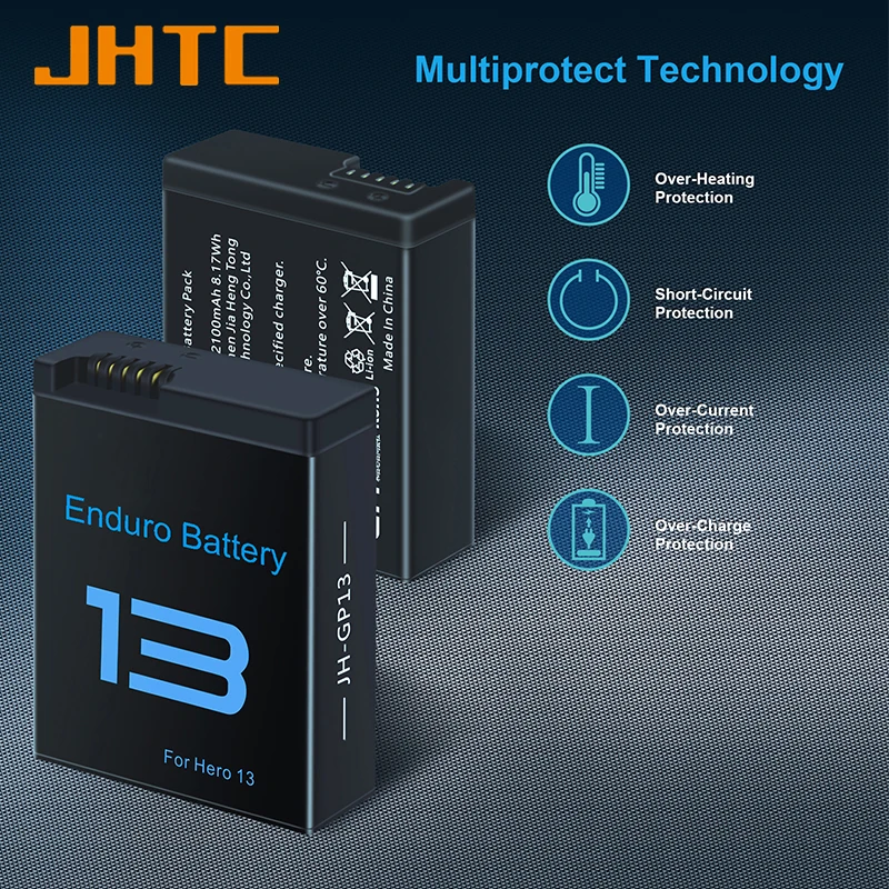 Lot Batteries et Chargeur pour GoPro Hero 12/11/10/9 - 1 à 5 Batteries