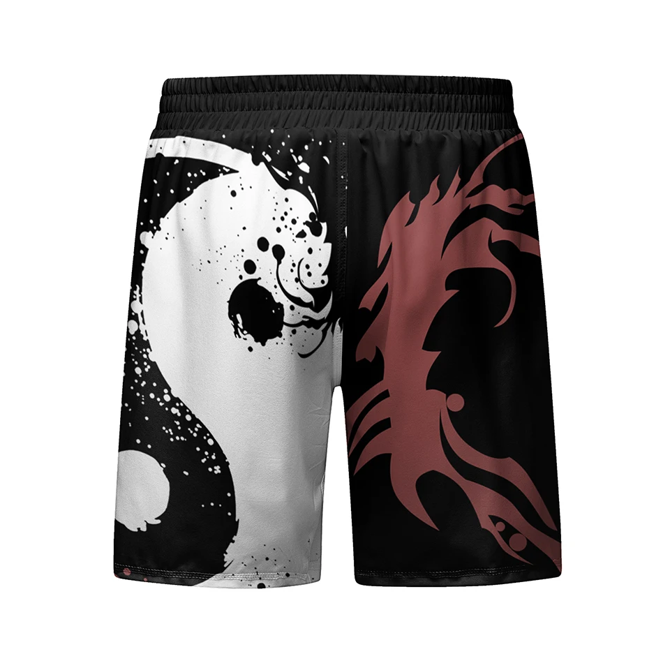 Sports Rashguard Jiu jitsu MMA Compression T-Shirt + Pants Sets Blank Surf Polyester Sublimation Rash Guard Boxing Sportsuits