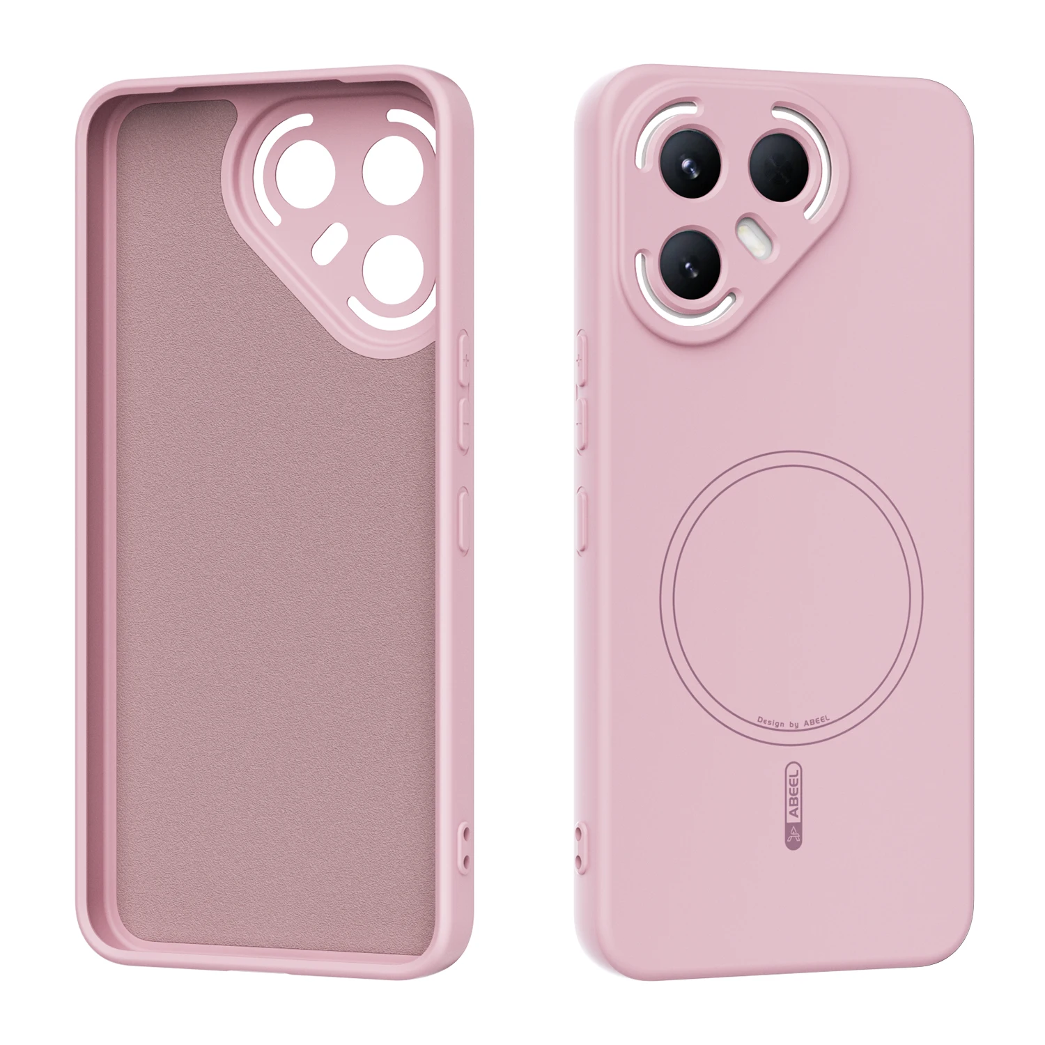 Magnetic Wireless Charging Liquid Silicone Shockproof Case - Ultra Slim Soft Cover