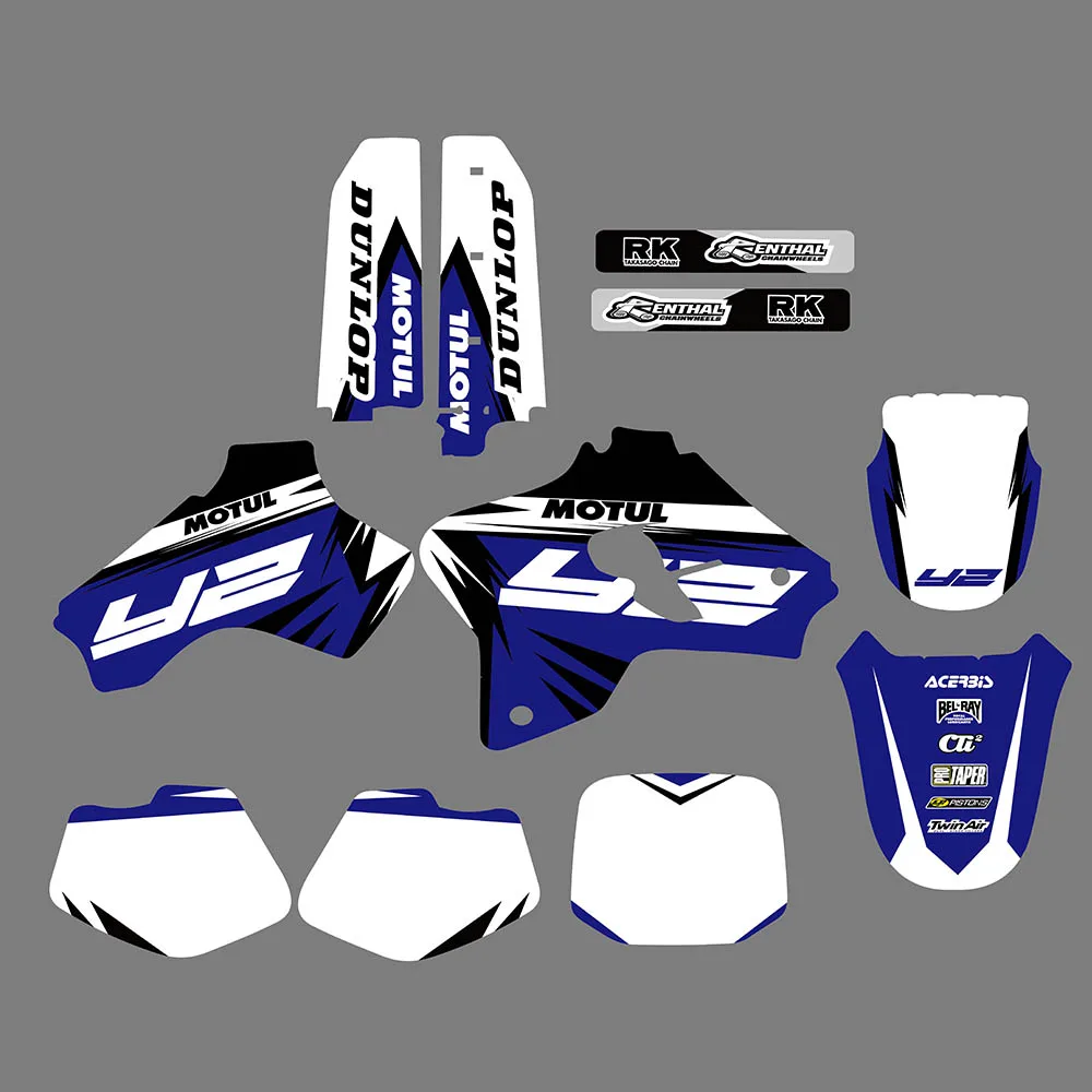 Motorcycle Graphics Decals Stickers For Yamaha Yz80 1993 1994 1995 1996
