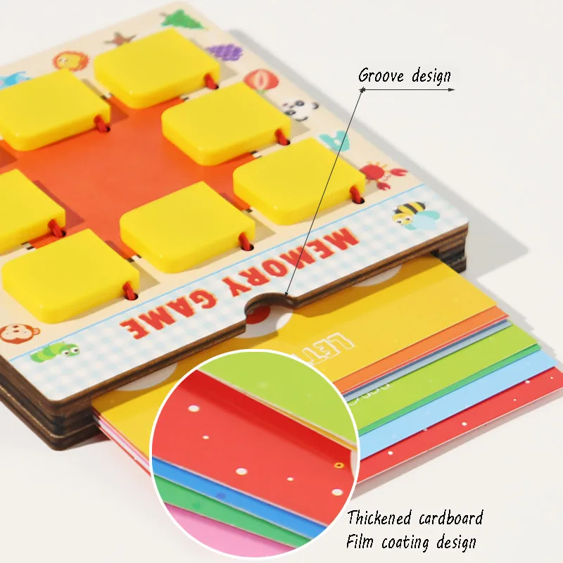 Montessori Memory Board Game: Creative Logic and Brain Development Toy