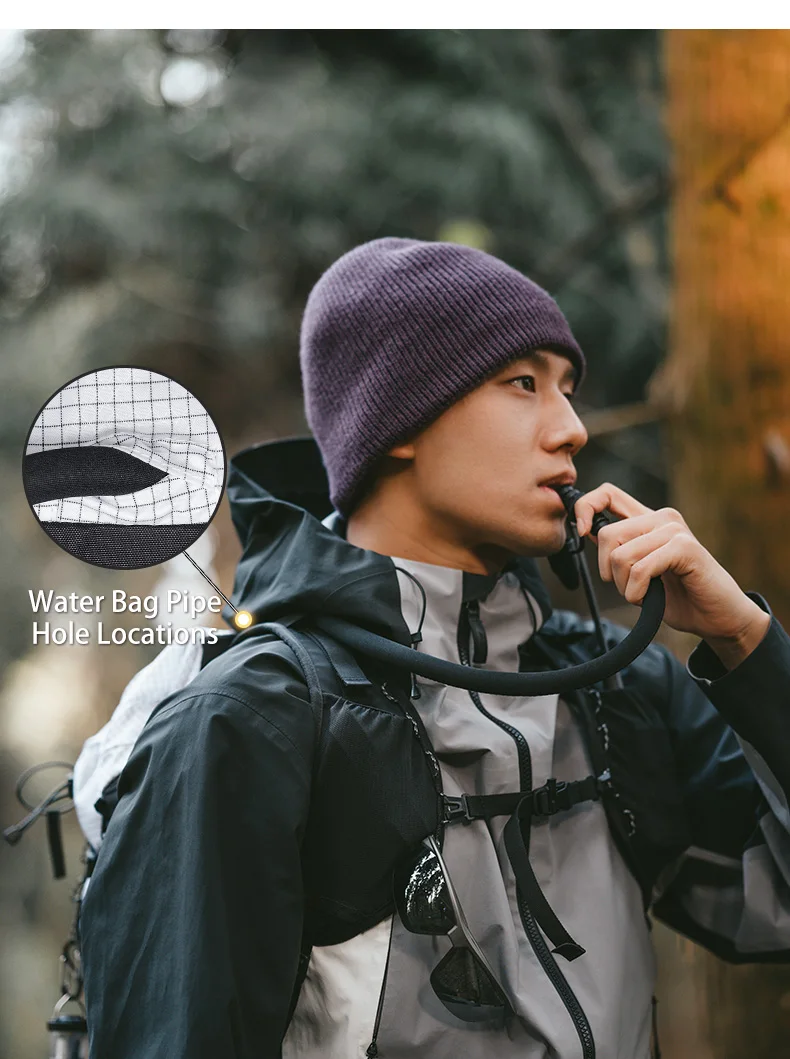 Naturehike He Series Rucksack Trekking 30L+5L Großer Elastischer Kapazitätsrucksack für Reisen, Bergsteigen, Camping und 1-Tages-Ausflüge – Detail 8