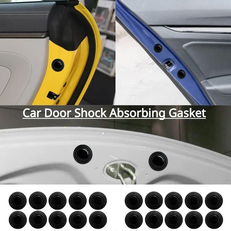 

New Universal Car Door Shock Absorbing Gasket For Car Trunk Sound Insulation Pad Shockproof Thickening Cushion Stickers