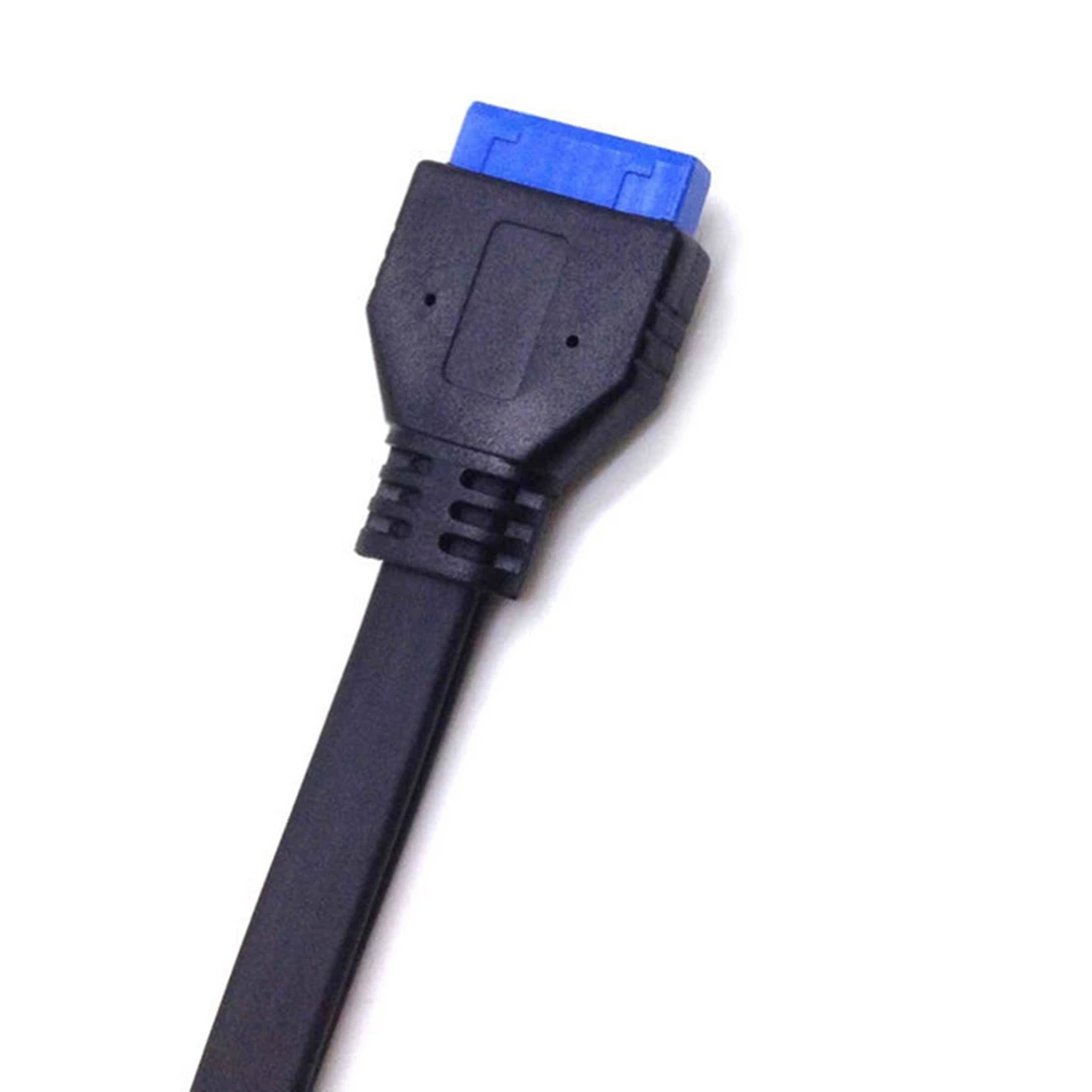 듀얼 2 포트 USB 3.0 전면 패널 익스텐션 케이블, A 타입 암에서 20 핀 박스 헤더 암컷 슬롯 어댑터 케이블, 0.3M