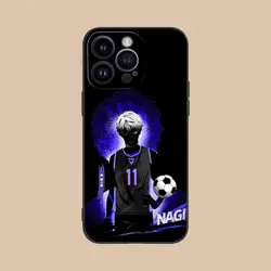 Vibrant Blue Lock Nagi Seishiro Phone Case - Colorful & Stylish Protective Cover - iPhone 12 Mini (Black01)