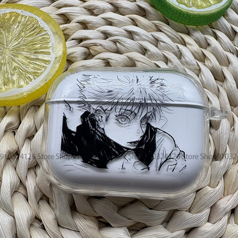 Stylish Anime Jujutsu Kaisen Gojo Satoru Earphone Protective Case