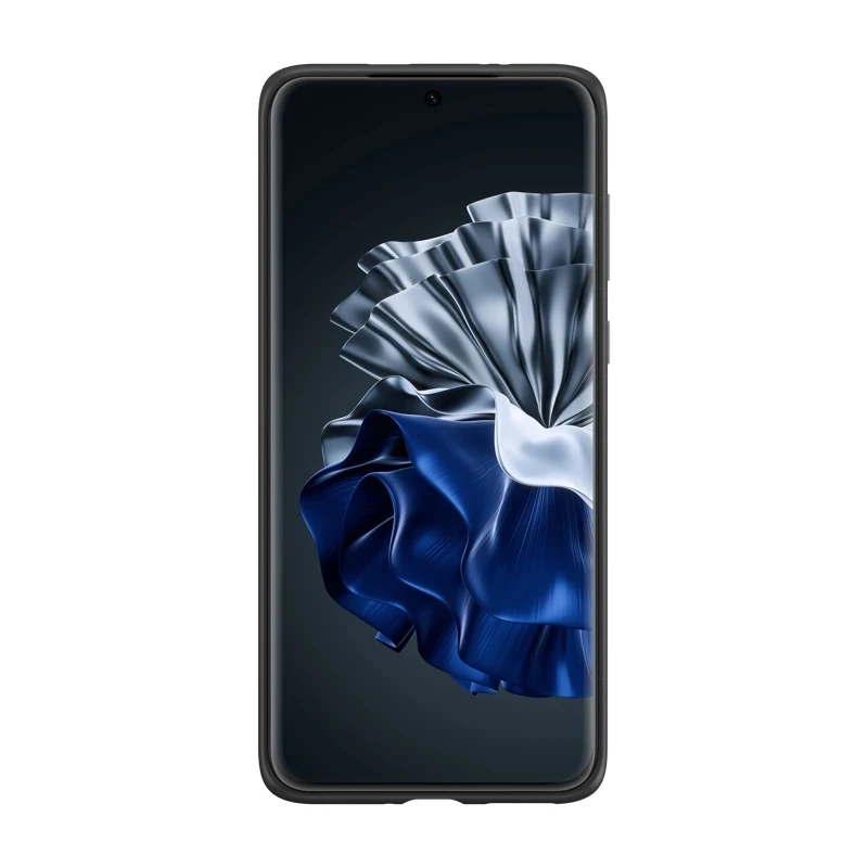 Original Huawei P60 / Huawei P60 Pro Liquid Silicone Case Deformable Resistant Fiber Lining Protective Cover Fundas Coque Capa