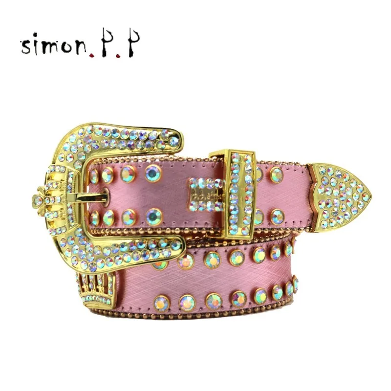 

Western Rhinestone Belts Luxury Strap Diamond Red Belt Vintage Rhinestone Y2K Studded Belts for Men ремень мужской