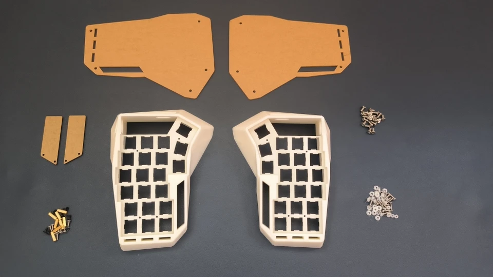 Corne分割キーボードケースのみ crkbd FDM 3Dプリント