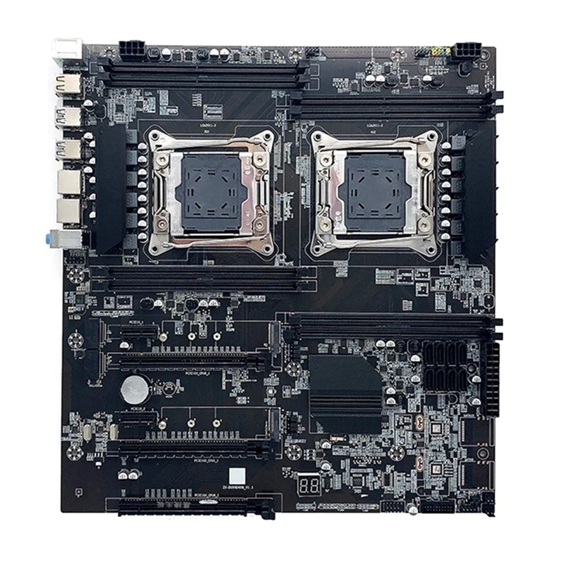 

X99 Motherboard Dual-Socket Motherboard LGA 2011 PCI-E16X Support 8XDDR4 Dual CPU Slot For ALEO Miner Mining X99 D4 Motherboard