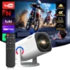 XGODY Portable Gimbal 3 Pro 12000LM 4K Projector 2.4G/5G WiFi Bluetooth 5.4 Android 11 Mini Home Theater Portable projector