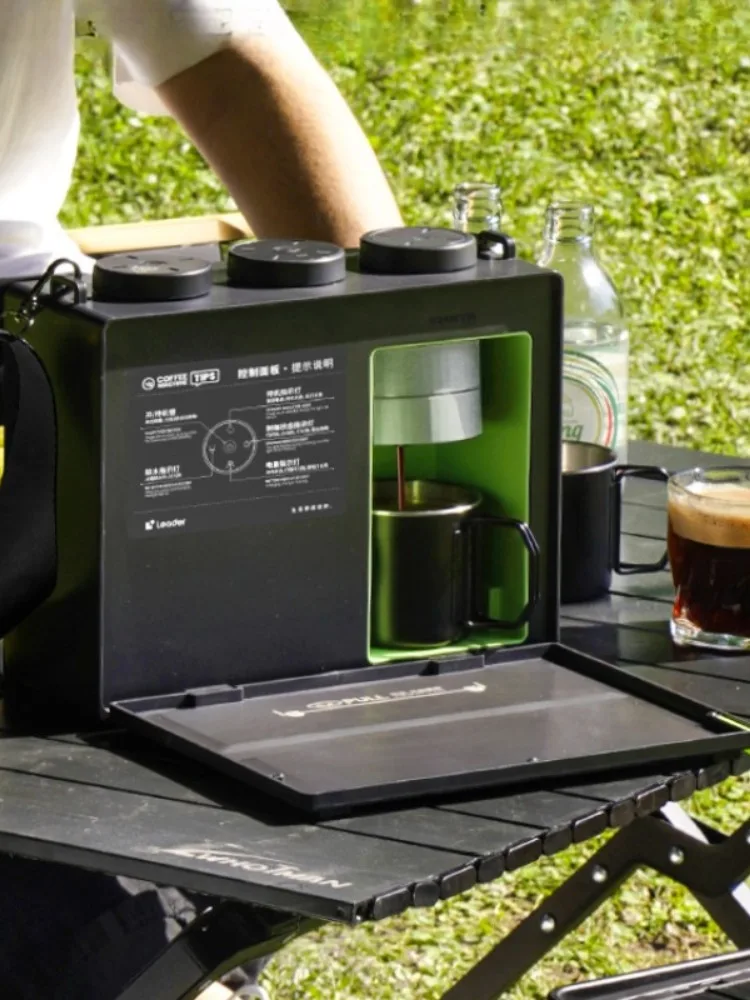 Outdoor Portable Travel Bag Style Italian Coffee Maker Machine 15Bar Cold Hot Extraction NTC Temperature Control 220v 400w