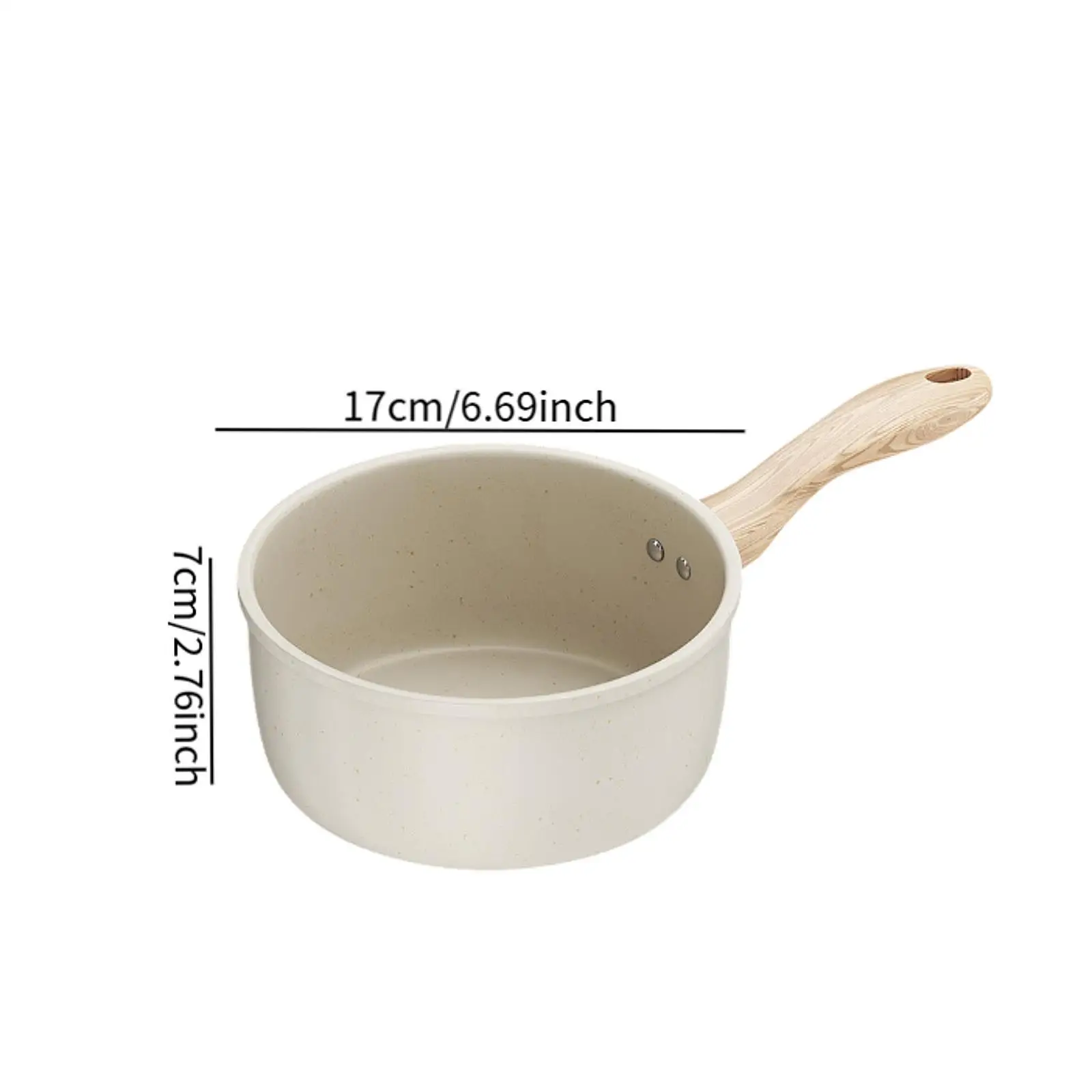 Milk Pan Kitchen Cooking Pots Anti Scale Handle Heating Milk Melting Butter Boiling Water Cooking Pots Sauce Pot for Kitchen Milk Pan Kitchen Cooking Pots Anti Scale Handle Heating Milk Melting Butter Boiling Water Cooking Pots Sauce Pot for Kitchen