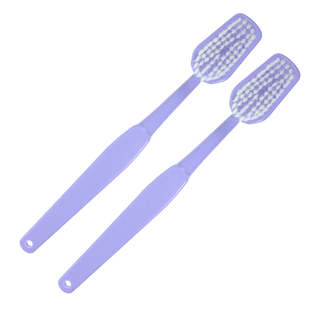 2pcs 거대한 칫솔 소품 재미 있은 사진 참신 장난감 내구성 Abs 장식 거대한 점보 웨딩 생일 구강 청소