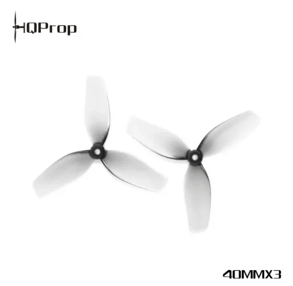 Hélices 40mm 3 pales PC pour drones FPV micro - Lot de 2/4/8/12 paires