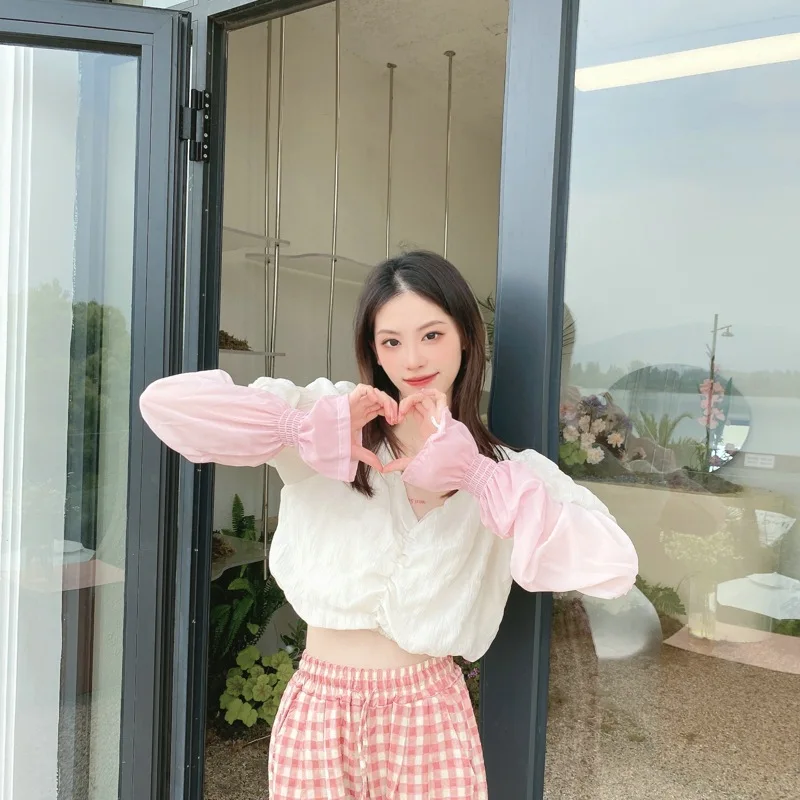 

Summer Gloves Long Fingerless Gloves Pure Color Sun Protection Sleeves Gloves Thin Arm Sleeve Sunscreen Breathable For Women