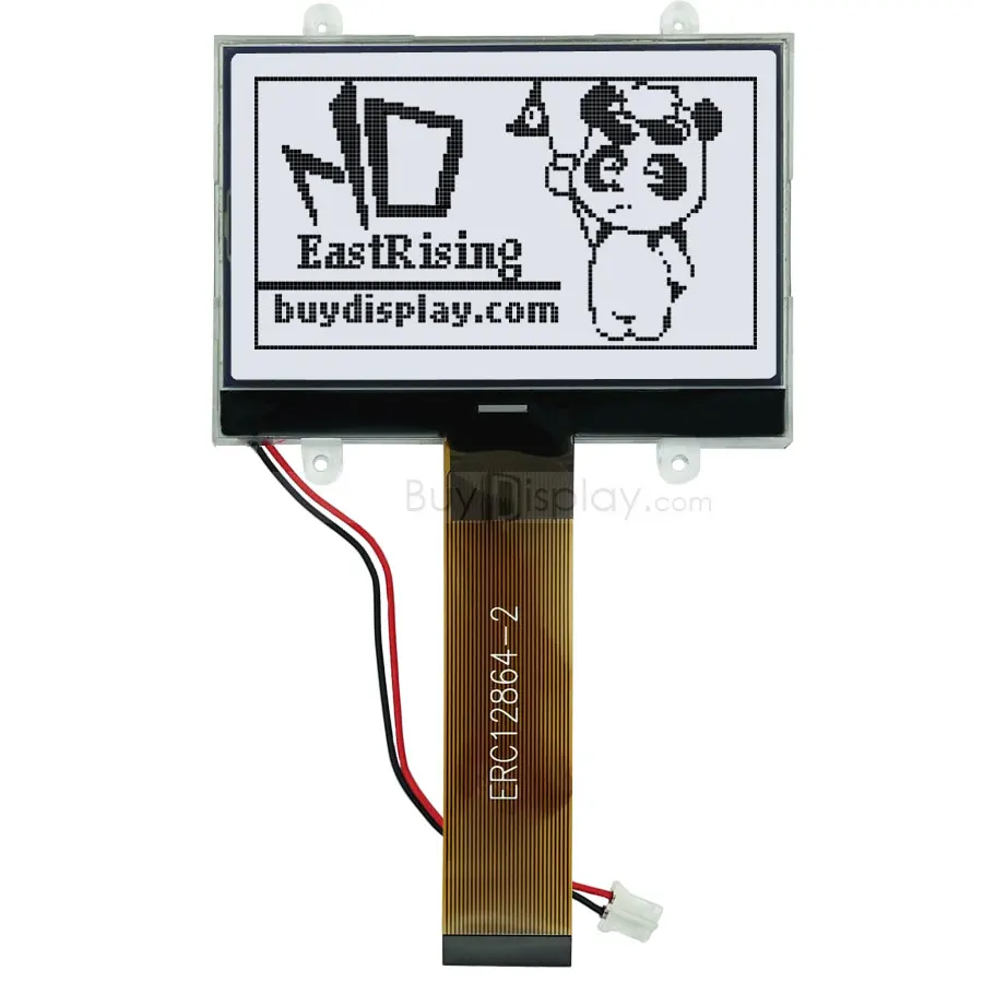 2.6"SPI Serial Graphic LCD 128x64,NT7538 Controller,Black on White