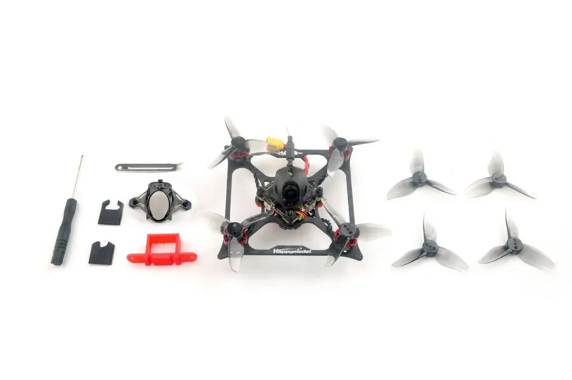 HappyModel Bassline 2S 2inch Micro FPV Toothpick Drone X12 5in1 AIO Flight Controller 2.4G ELRS 400mW EX1103 KV11000 $335.81$336.314 sold thumbnail 6