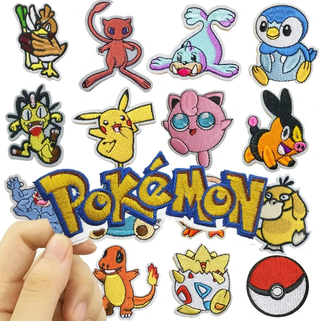 Denim Clothing Accessories, Pokemon Clothing Patches