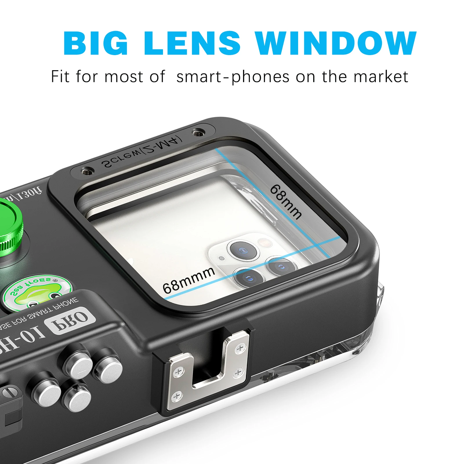 Seafrogs Universal Waterproof 40M Phone Case for Under 7'' Smartphone Diving Cover for Iphone Samsung Xiaomi Huawei