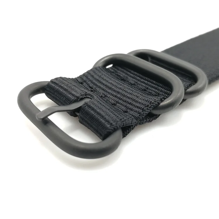 Premium Nylon Woven Canvas Watchband with Fine Steel Buckle – Universal Fit Watch Strap