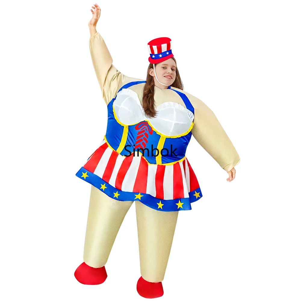 

National Day Inflatable Costume Independent Patriotic Carnival Party Props Performance Suit for Adult Funny Decoration