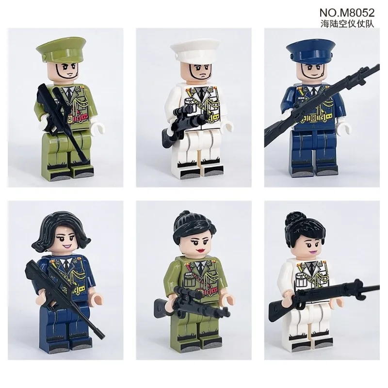 국경 간 도매 국기 흔들기 의장대 M8256 국경 간 도매 어린이 조립식 소형 블록 장난감