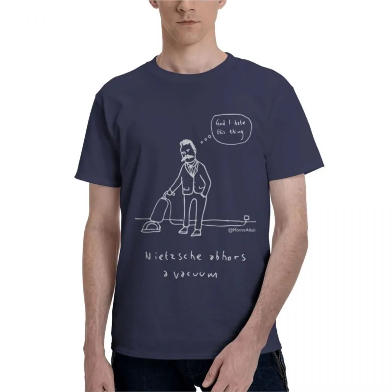 

Nietzsche abhors a vacuum - Pale print for dark t-shirts Essential T-Shirt Men's clothing plus size tops