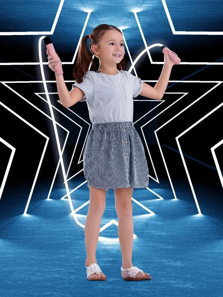 LED Luminous Jump Rope For Children Adults Outdoor Fitness Weight Loss Dazzling Fluorescent PU Jump Rope 1PC
