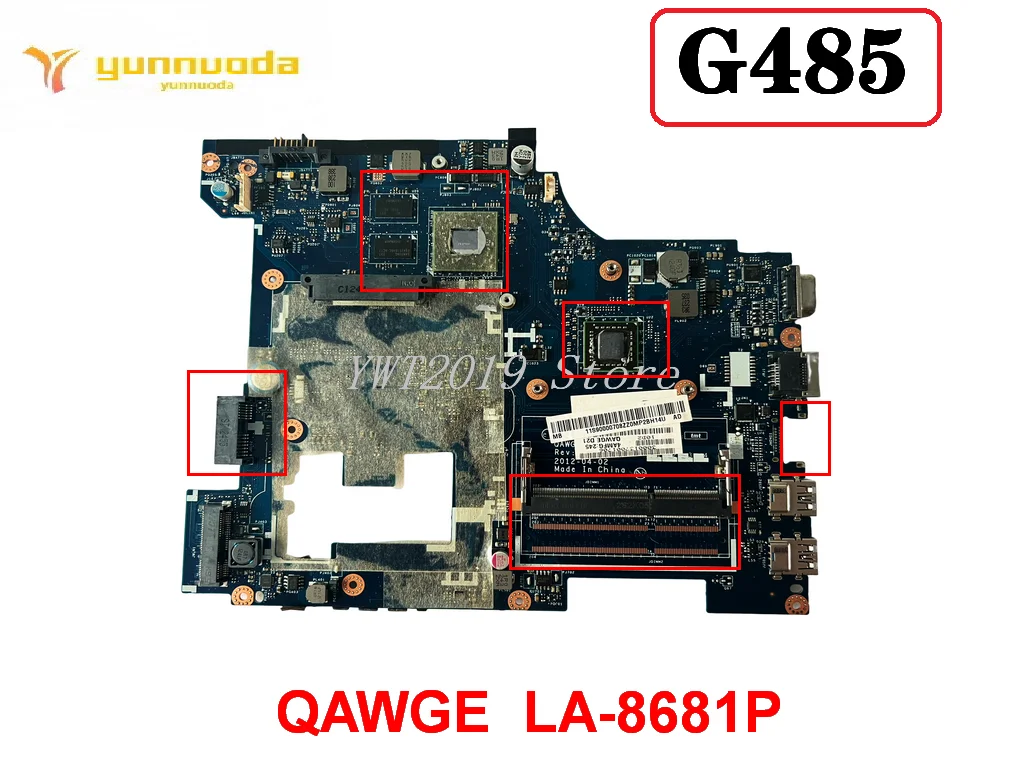 

Оригинальная материнская плата для ноутбука Lenovo G485, проверенная стандартная материнская плата, бесплатная доставка