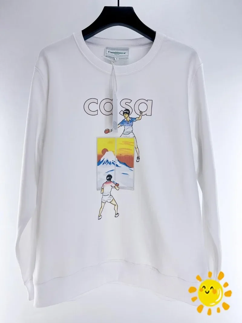 

Мужская и Женская толстовка с круглым вырезом и принтом