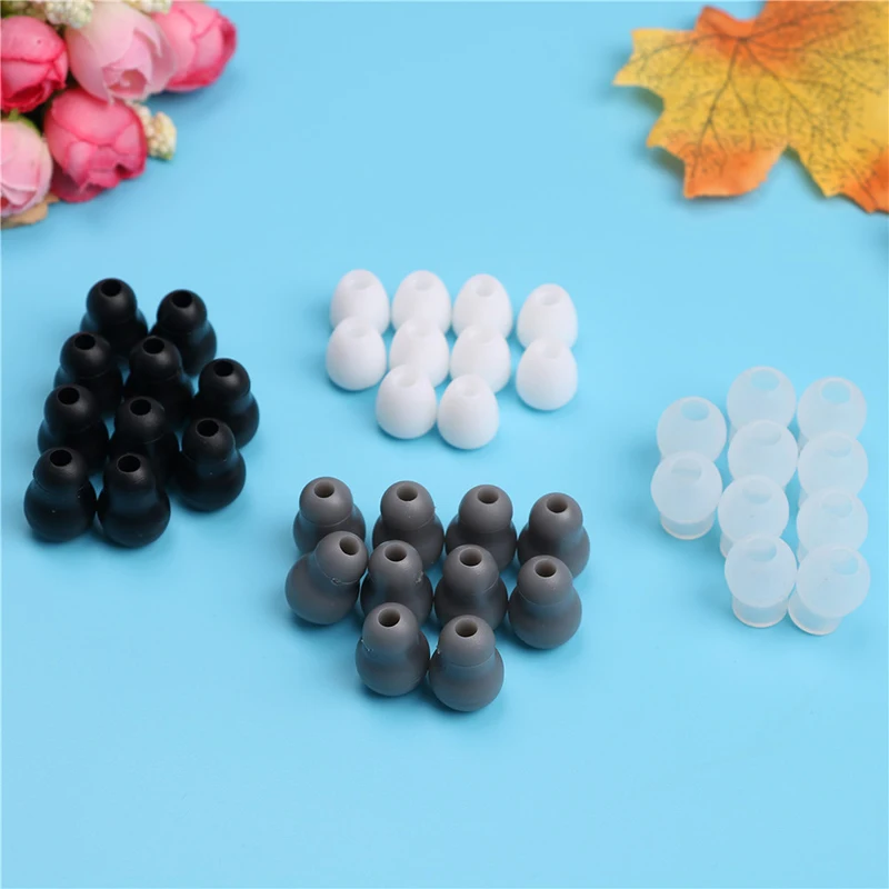 Lot de 10 embouts auriculaires souples et réutilisables en silicone pour stéthoscope Littmann_voghion.com