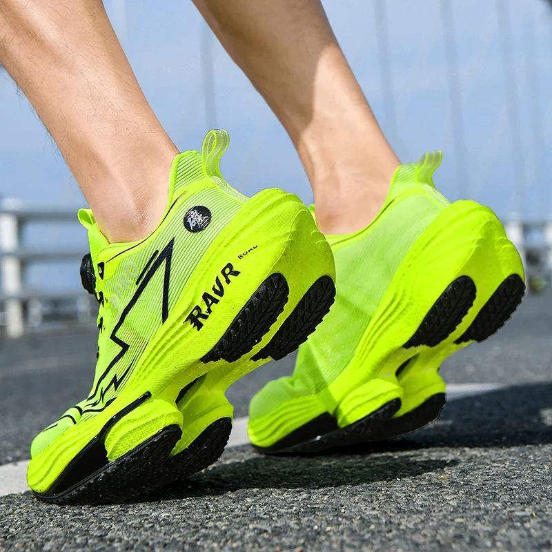 2025 New Men's Running Shoes Cushioning Carbon Plate Racing Marathon Athletic Shoes Comfortable Non-slip Sports Tennis Shoes 6