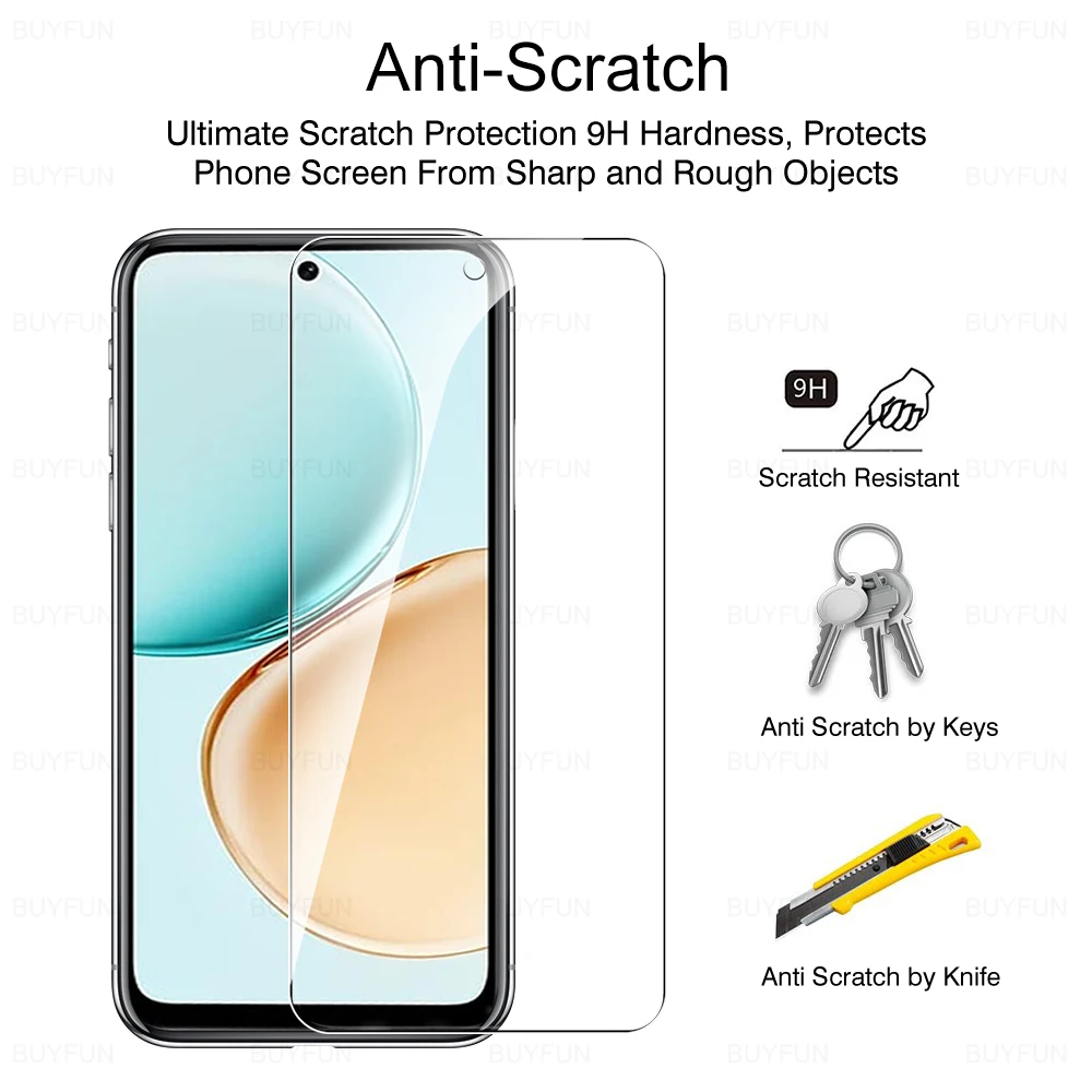 Premium 9H Tempered Glass Screen Protector - Case Friendly, 1-4 Pack