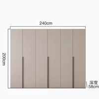 Armoires de chambre nordiques de luxe avec rangement pour vêtements, étagères de présentation, vestidores de armario abiertos, meubles de maison 6