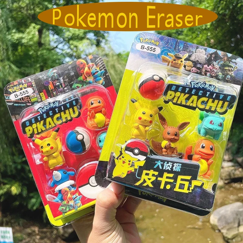 School Supplies Stationery Pokemon School Rubber Pokemon Toys