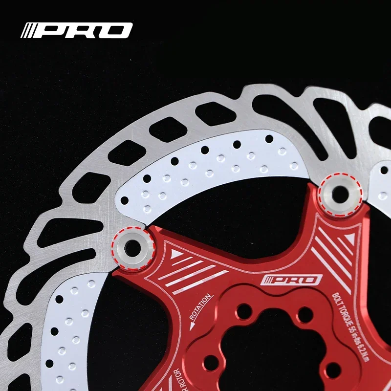 Disque De Frein Flottant Vélo VTT - 160mm, 180mm, 203mm - 6 Trous - Aluminium Et Acier Inox - Couleurs