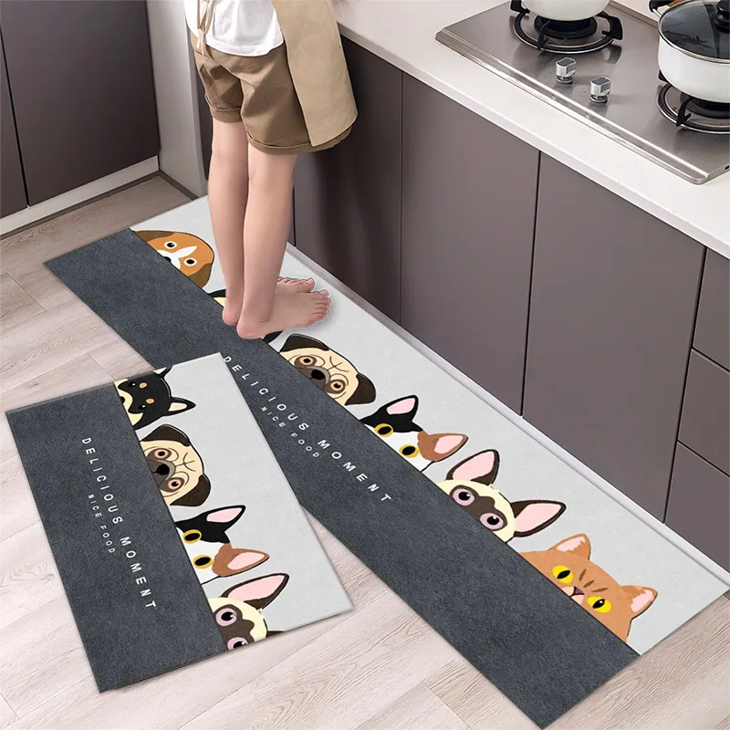 Modern Kitchen Mat Home Entrance Doormat Hallway Bedroom Living Room Decoration Floor Carpet Balcony Bathroom Anti-Slip Long Rug 3 Modern Kitchen Mat Home Entrance Doormat Hallway Bedroom Living Room Decoration Floor Carpet Balcony Bathroom Anti-Slip Long Rug 3