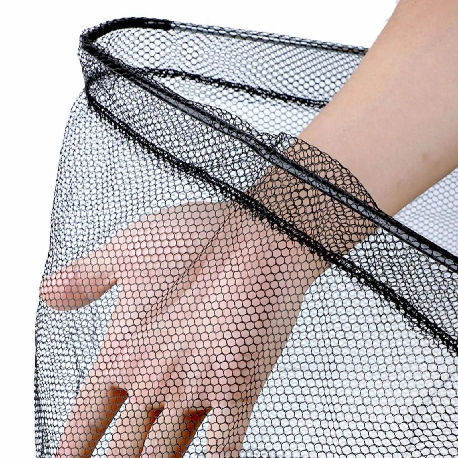 Portable Folding Fishing Landing Net Accessories Practical Stainless Steel Rod